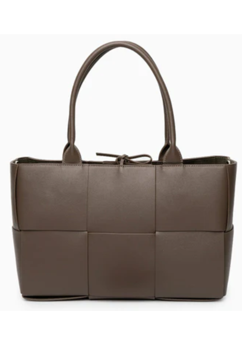 KARINE MEDIUM TOTE BAG Cedar Brown