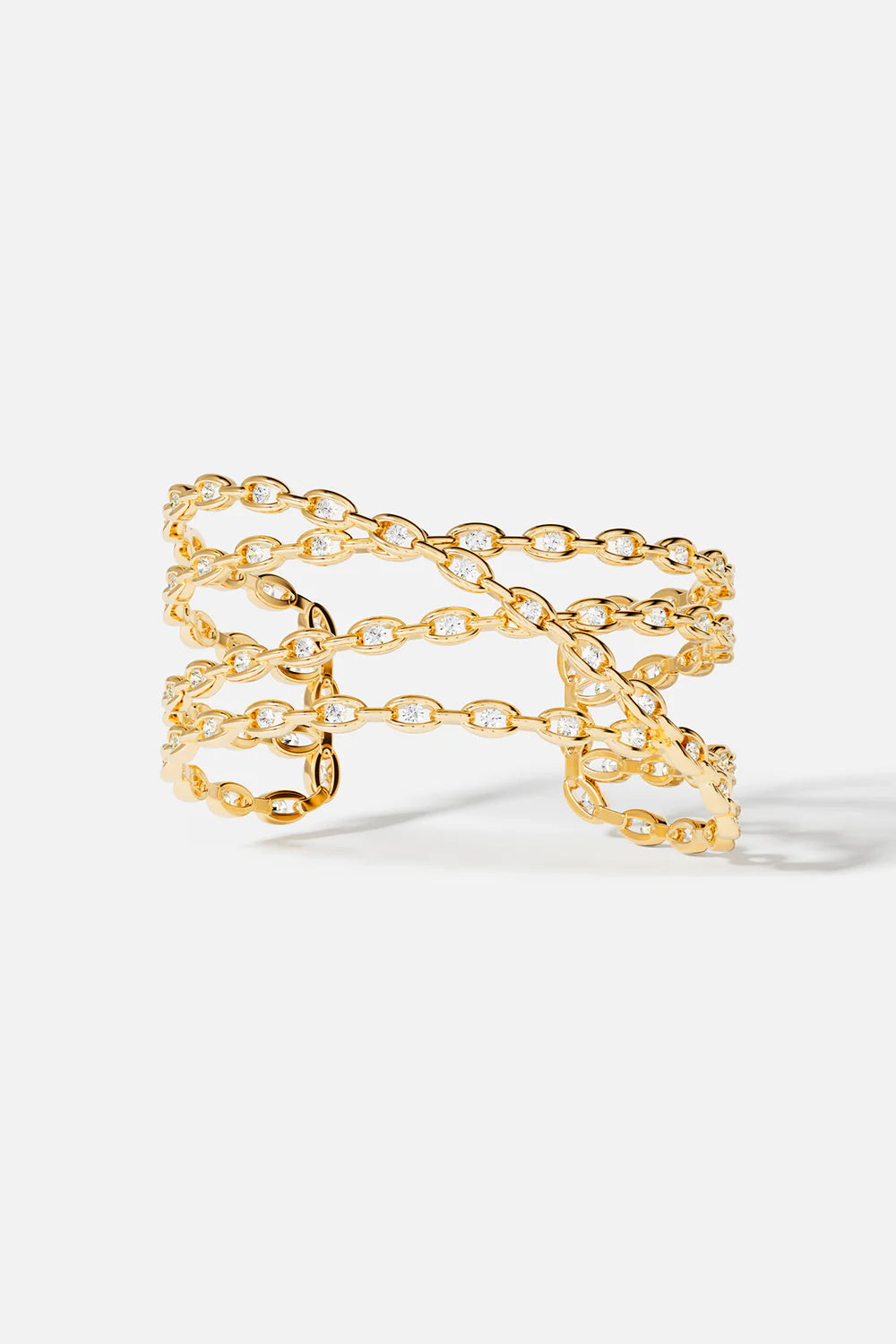 OROBORIA CHAIN CUFF GOLD