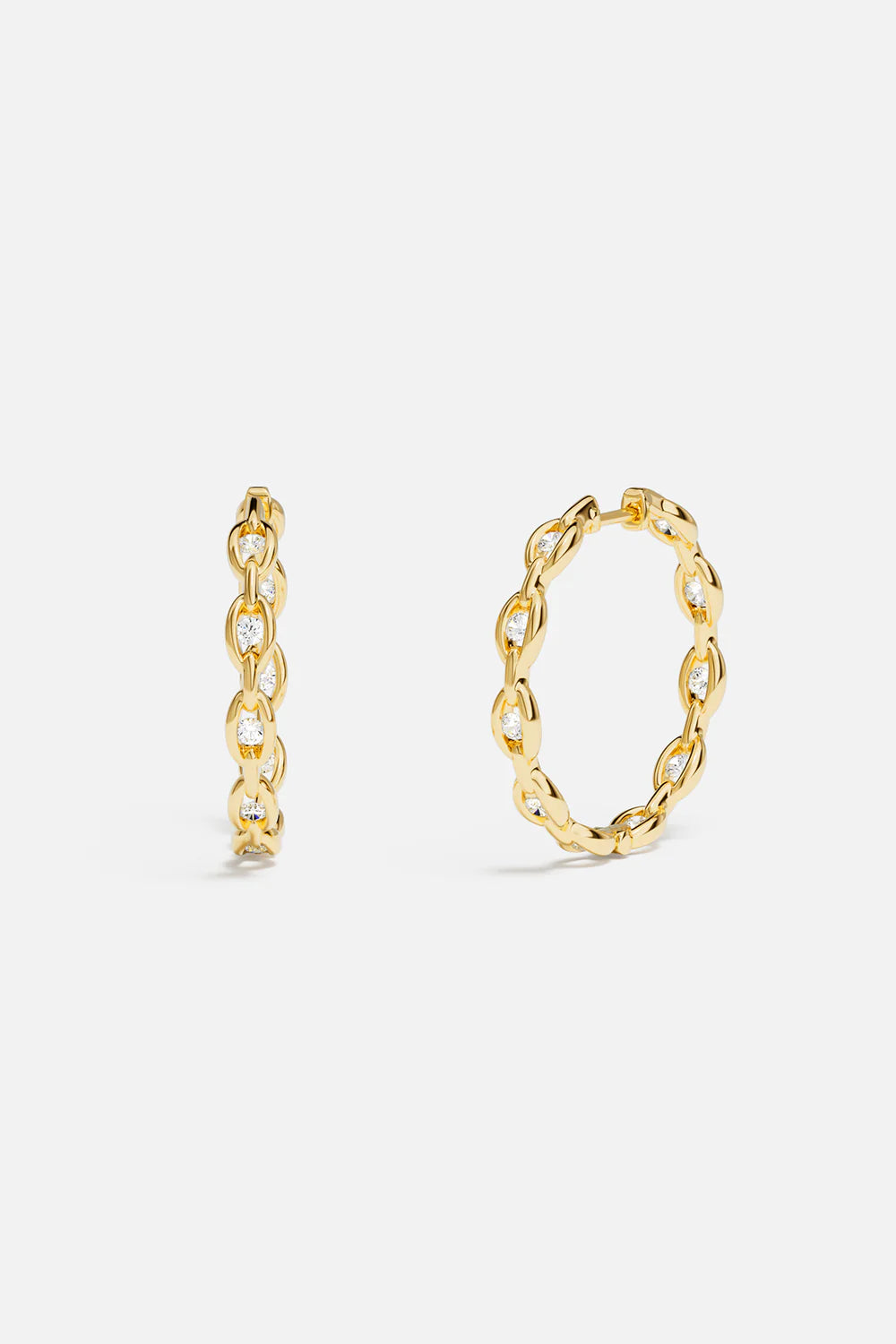 AUROBELLE CHAIN EARRINGS GOLD