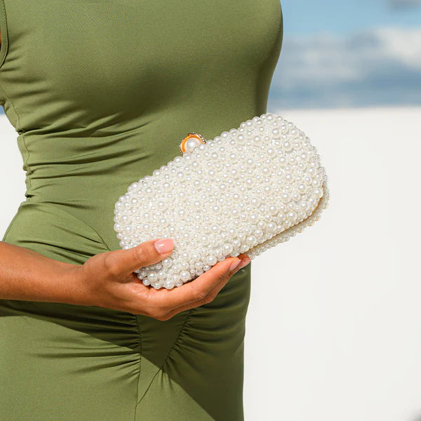 ALICE PEARL CLUTCH BAG