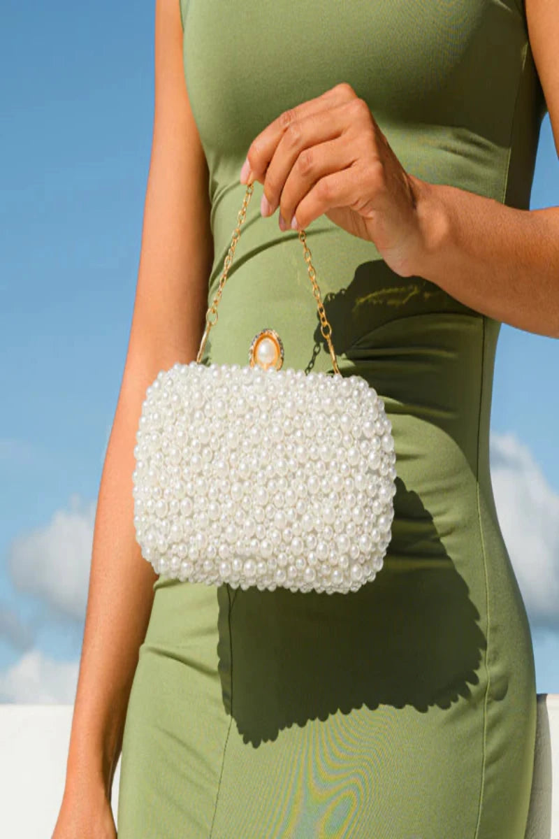 ALICE PEARL CLUTCH BAG