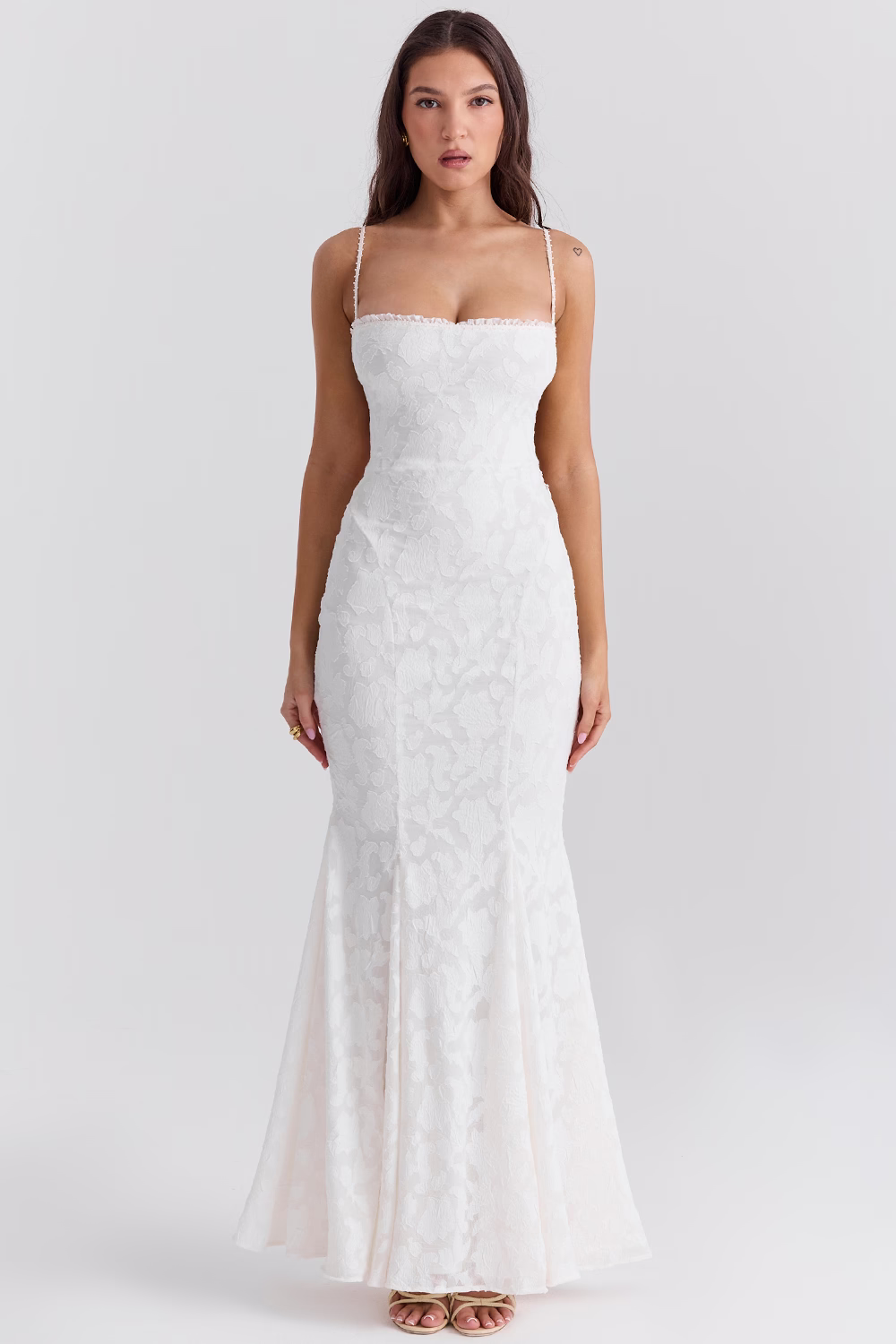 IRENE Ivory Maxi Dress