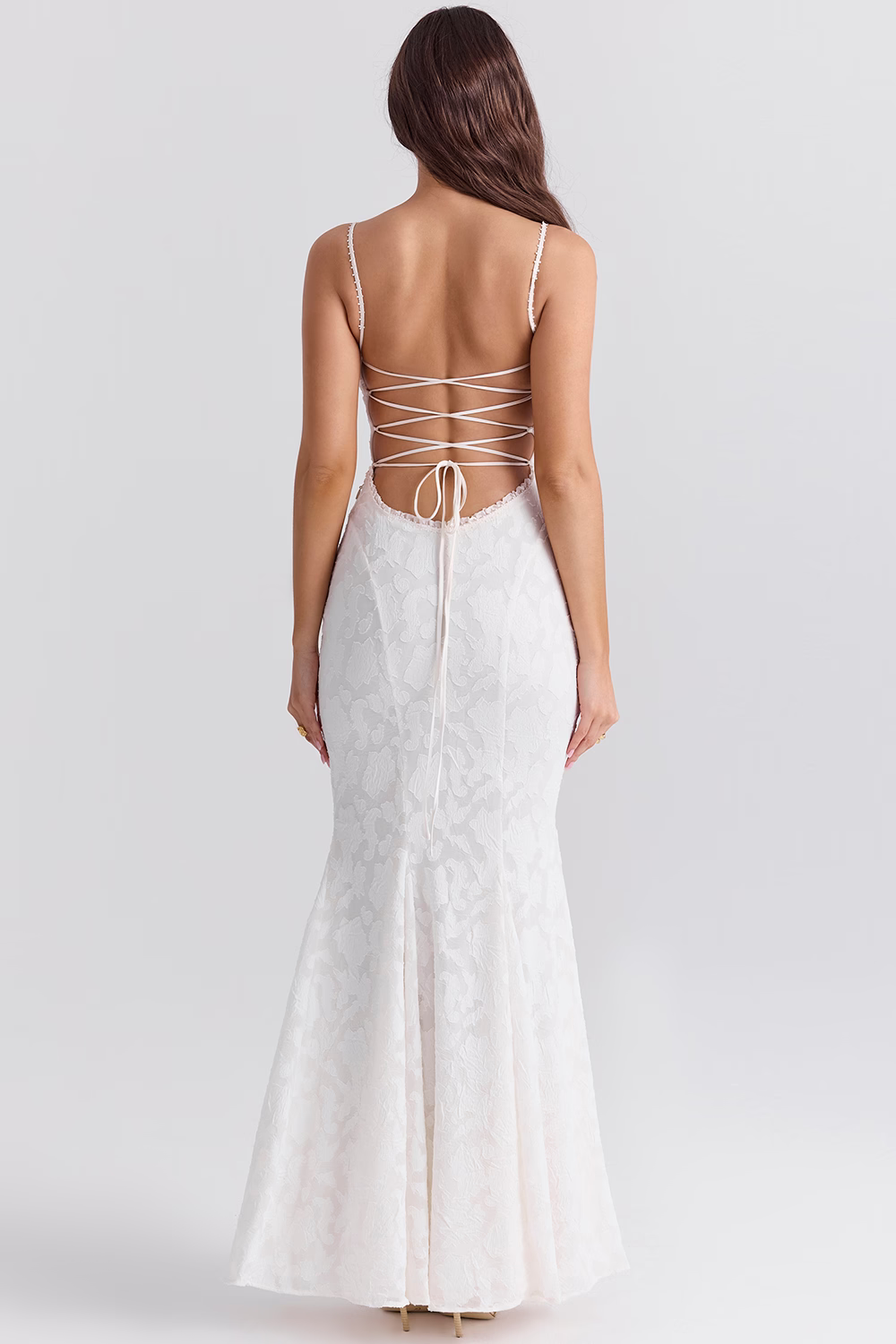 IRENE Ivory Maxi Dress