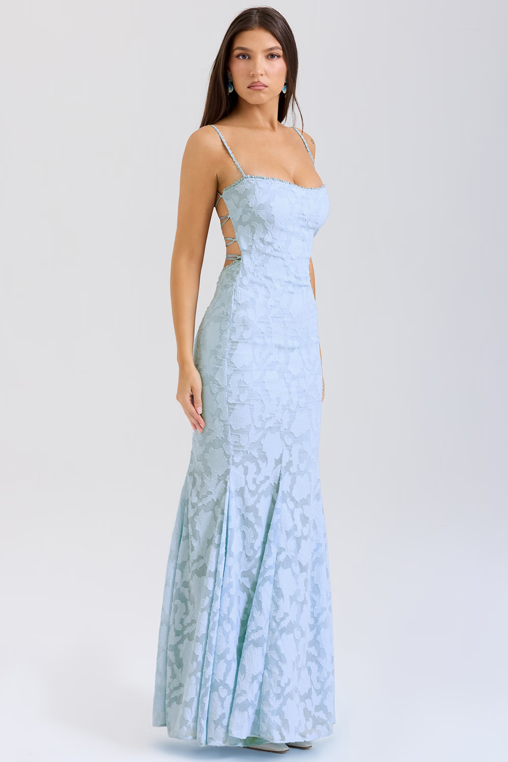 IRENE Aqua Maxi Dress