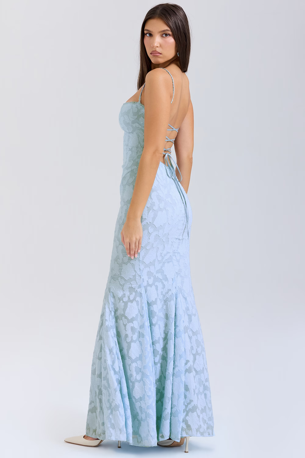 IRENE Aqua Maxi Dress