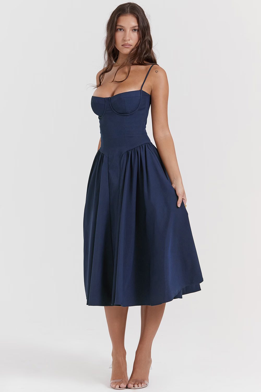 OPHELIE French Navy Corset Sundress